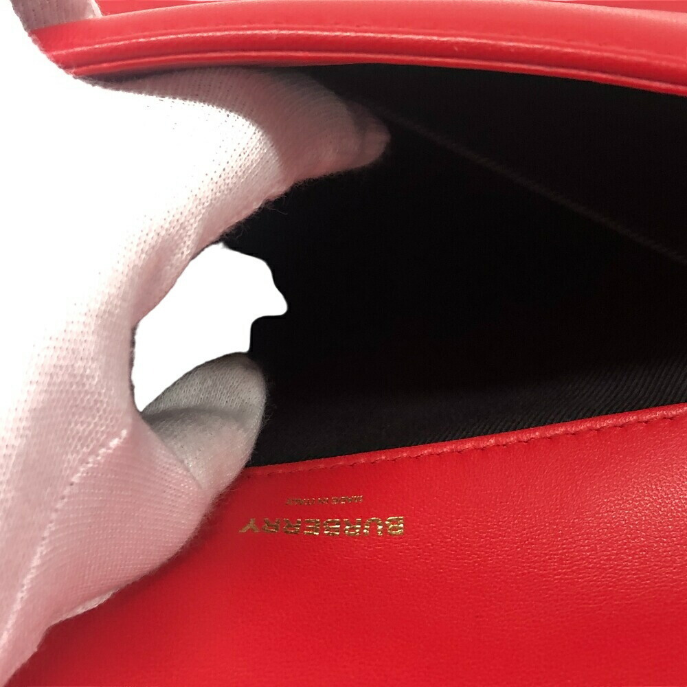 THOMAS Burberry Chain Shoulder Bag Red - Picture 4 of 10